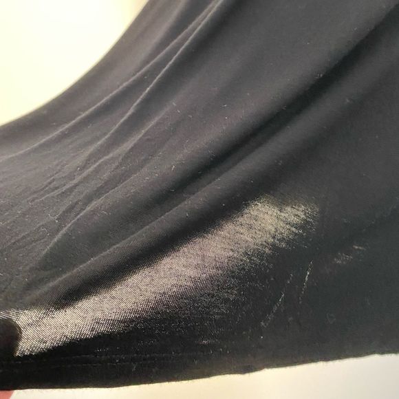 Aritzia Talula Black Short Sleeve Dress Sz M - Picture 3 of 7